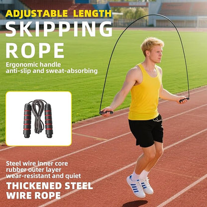 Agility Ladder Speed Training Equipment Set with 20ft Agility Ladder,4 Hurdles,12 Cones,Jump Rope,Running Parachute-Ideal Training Equipment for Kids Youth Adults in Soccer Football Basketball