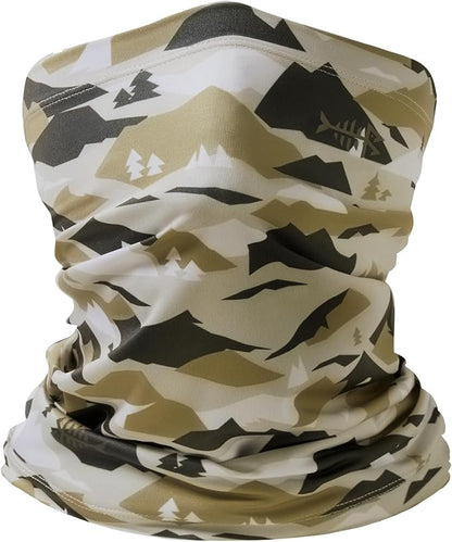 BASSDASH UPF 50+ UV Sun Protection Neck Gaiter Fishing Mask Hunting Kayaking Hiking Cycling Ski Sports