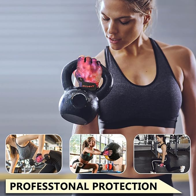 ZEROFIRE Workout Gloves for Women Men - Weight Lifting Gloves with Full Palm Protection & Extra Grip for Women Gym, Weightlifting, Weight Lift, Rowing, Exercise, Sport, Cycling