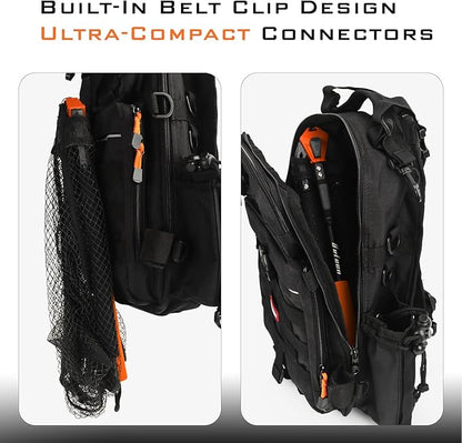 YVLEEN Floating Fishing Net Fish Landing Net - Upgraded Design Foldable & Lightweight Freshwater Fishing Landing Net, Ultra-Thin Rubber Fish Net Easy Catch and Release, Fishing Gifts for Men