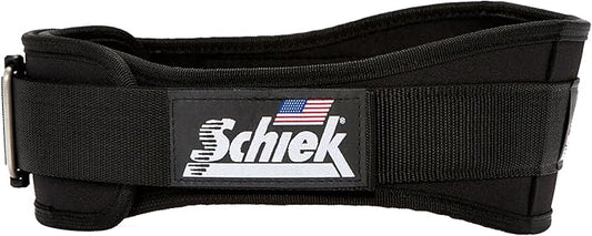 Schiek Sports Model 2004 Nylon 4 3/4" Weight Lifting Belt - Black