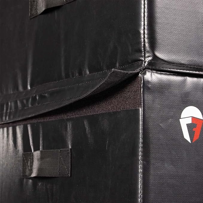 Titan Fitness 20" Stackable Soft Foam Plyometric Box, High Density EPE Foam Core Plyo Box, Step Up Exercise Platform, Box Squat, Step-Up, Box Jumps for Home Garage Gym Training