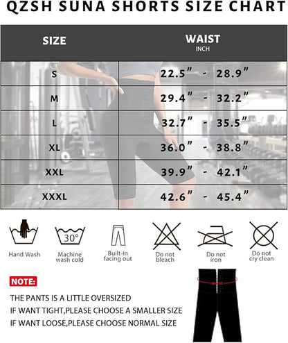 Sauna Pants Women Sweat Capris Slimming Leggings,Mesh Crotch,High Waist Workout Body Shaper Suits