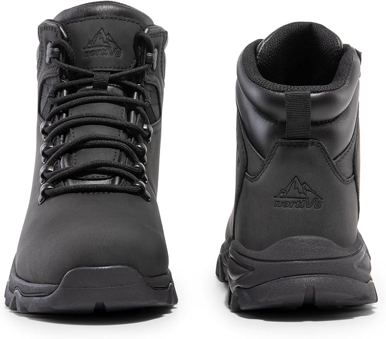 NORTIV 8 Mens Hiking Winter Snow Insulated Waterproof Outdoor Boots