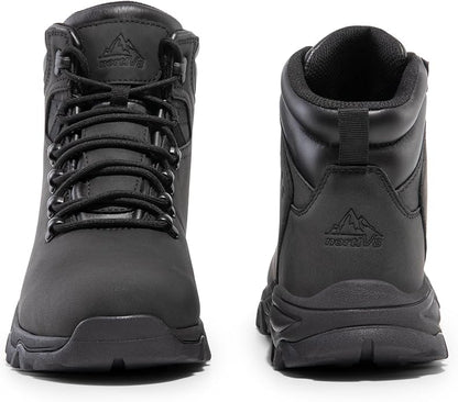 NORTIV 8 Mens Hiking Winter Snow Insulated Waterproof Outdoor Boots