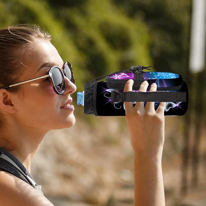 icolor Water Bottle Carrier Bag with Strap 25/32/40 oz Crossbody Bottle Holder with Phone Pocket Sling Sleeve Insulated Neoprene Water Bottle Pouch for Walking Travelling