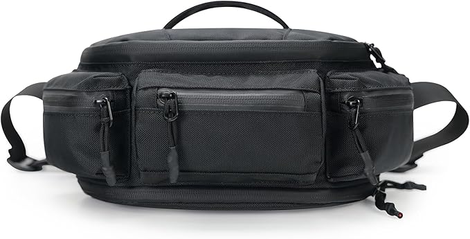 reeyee Fanny Pack for Men Women Belt Bag Waterproof Waist Bag Adjustable Hip Bum Bag for Cycling Traveling Casual Running Hiking Climbing