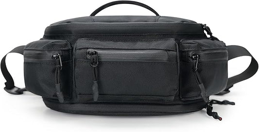 reeyee Fanny Pack for Men Women Belt Bag Waterproof Waist Bag Adjustable Hip Bum Bag for Cycling Traveling Casual Running Hiking Climbing