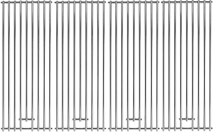 19 1/4" Stainless Steel Cooking Grid Grates Replacement Parts for 16517 Bull BBQ Angus, Brahma, Lonstar Select, Outlaw Steer Premium, Lonestar Select,19.25"x7.5",4Pack