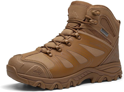 NORTIV 8 Men's Ankle High Waterproof Hiking Boots Outdoor Lightweight Shoes Trekking Trails Armadillo