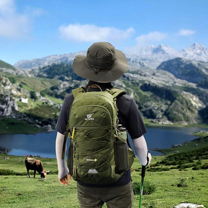 SKYSPER Hiking Backpack for Men Women, 35L Travel Backpack Waterproof Camping Backpack Outdoor Lightweight Daypack