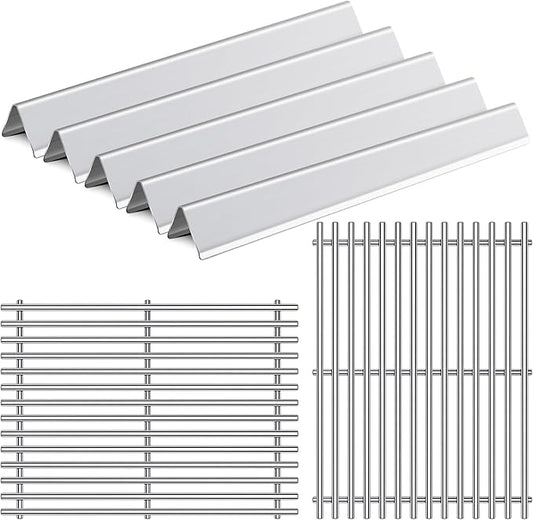 15” 9MM Grill Grates Replacement for 7535 7522 Weber Spirit Grill Spirit E-210, S-210, E-200, S-200, Weber Genesis Silver A, Spirit 500, Spirit 200 Series, BBQ Grill Parts Flavorizer Bars Grid