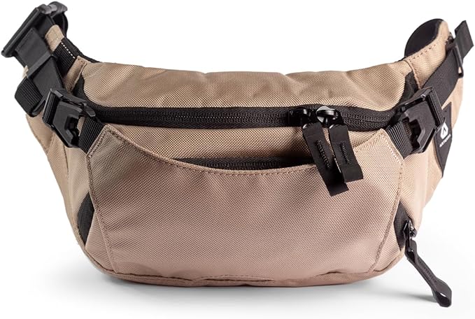 Falcon2L Ultralight Fanny Pack | Crossbody Belt Bag for Men & Women | Compact Waist Pack Sling for Essentials | Expandable External Carry with Falcon Wing Water-Resistant for Outdoor Travel & Everyday