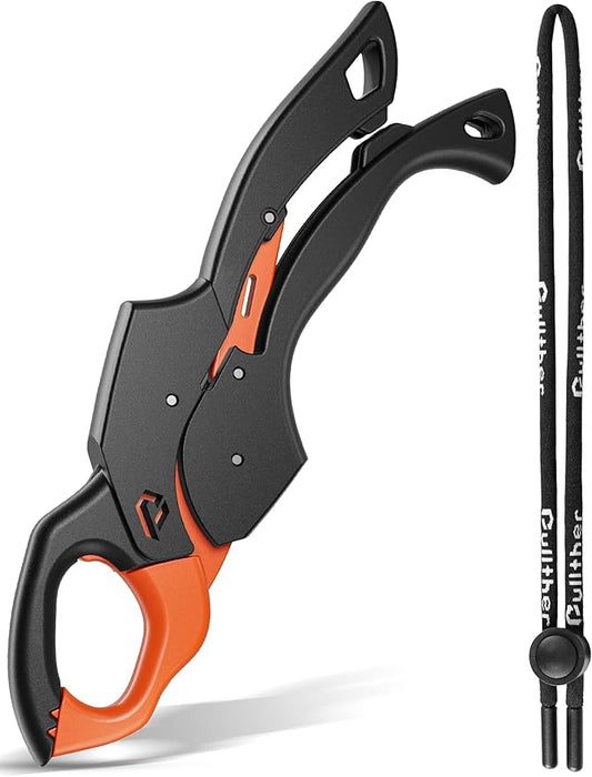 Fish Gripper 9.2",Fish Grabber Tool with Lanyard,Fish Holder for Saltwater