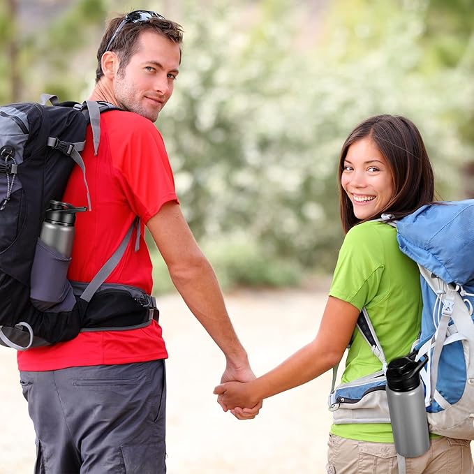 CHENGU Water Bottle Bulk 20 oz Aluminum Reusable Bottles Lightweight Snap Lid Water Cups Easy Carry Leak Proof Travel Tumbler for Gym Sports Camping Hiking Fishing