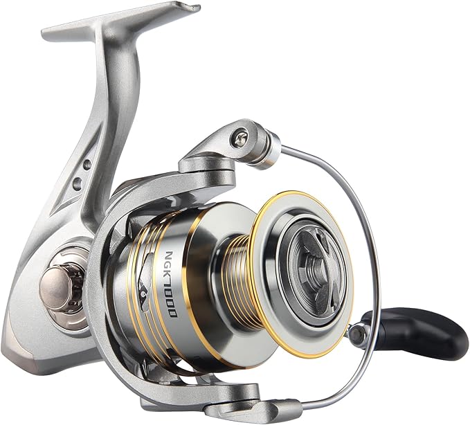HAUT TON Spinning Reel 8000/9000/10000/12000/14000,6+1BB Metal Surf Fishing Reels,4.8:1 Gear Ratio 55lbs Drag Heavy Long Casting Inshore Saltwater Monster Fish