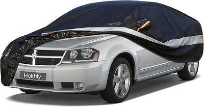 Sedan Car Cover Custom Fit Dodge Avenger 1994-2015, 100% Waterproof Breathable Outdoor Car Covers, Sun Rain Dust Snow Protection.
