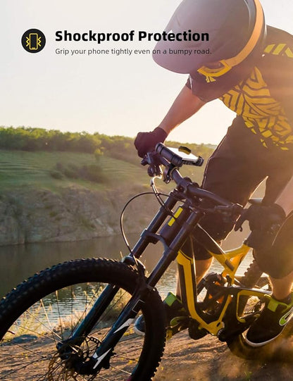 Lamicall Bike Phone Holder, Motorcycle Phone Mount - Adjustable Motorbike Phone Holder for iPhone 15 14 13 12 Pro Max Mini, 11 Pro Max Xs 8 X 8P 7 6S, Samsung S10 S9, Huawei, 4.7-6.8 Devices