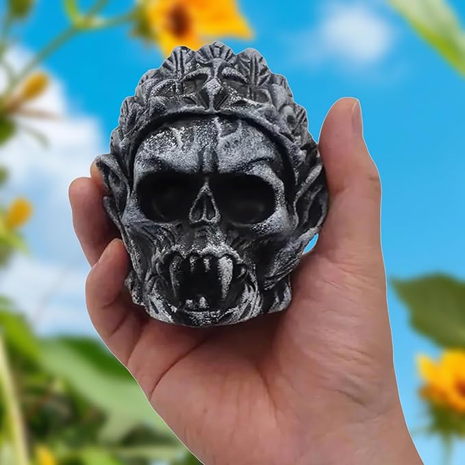 Aztec Death Whistle - 125+ Decibels Human Loudest Screams, Ancient Aztec Whistle for Halloween, Dia De Los Muertos, Unique Gifts for Horror & History Fan