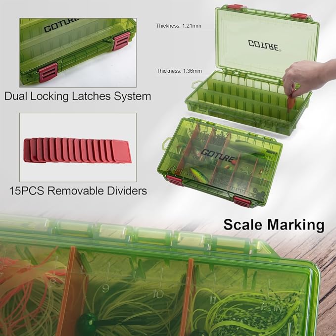 Goture Fishing Backpack with 4 Tackle Boxes,45L 600D Tackle Backpack with Rod Holders,8 Lure Pockets,Rain Cover,Large Fishing Bag Saltwater Gear Storage Bag for Camping Hiking