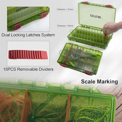 Goture Fishing Backpack with 4 Tackle Boxes,45L 600D Tackle Backpack with Rod Holders,8 Lure Pockets,Rain Cover,Large Fishing Bag Saltwater Gear Storage Bag for Camping Hiking