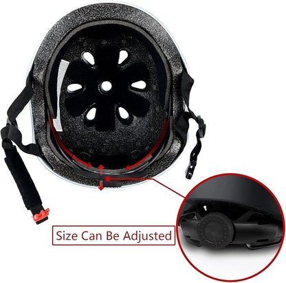 Kids Bike Helmet Set, CPSC Certified with Knee Pads Elbow Pads Wrist Guards,Adjustable Helmet for Ages 3-5-8-15 Toddler Kids&Youth,Bicycle Skateboarding…