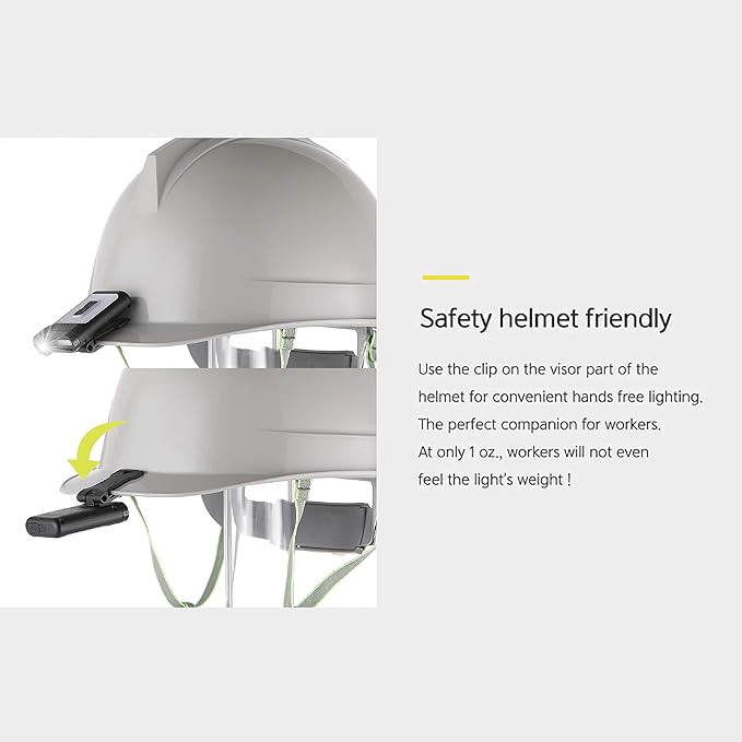 Claymore Capon 65A+ Tan Ultra-Light Clip-On Cap Light – USB-C Rechargeable 230LM LED Compact Headlamp | 3 Modes IP54 Water-Resistant Up to 19 Hrs Runtime for Camping, Running, Outdoor