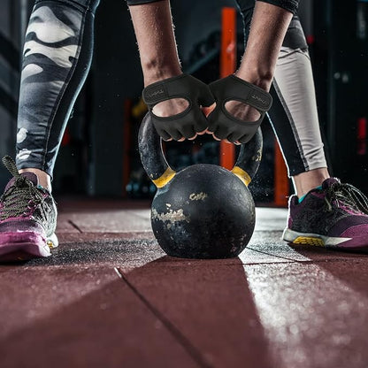 Minimal Weight Lifting Gloves,Short Micro Workout Gloves Grip Pads with Full Palm Protection & Extra Grip for Men Women Weightlifting,Gym,Exercise Training