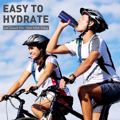 Mimorou 16 Pack Aluminum Water Bottles with Snap Lid Aluminum Reusable Sports Lightweight Leak Proof Water Bottles Bulk for Gym Hiking Cycling Sports Outdoor(13.5 oz)