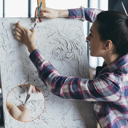 15 Pack Exacto Knife Set, Hobby Knife, Back to School Supplies Craft Knifes Kit for Art, Carving, DIY, Scrapbooking, Art, Cutting, Stencil(Blue)