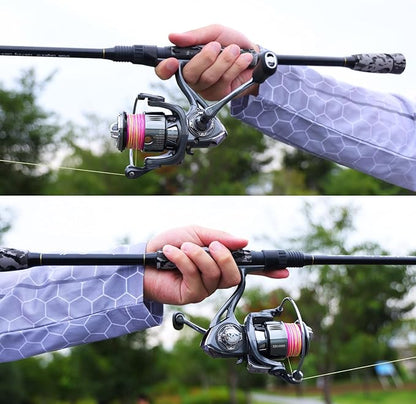 Sougayilang Fishing Rod and Reel Combo, Stainless Steel Guides Fishing Pole with Spinning Reel Combo for Bass Fishing