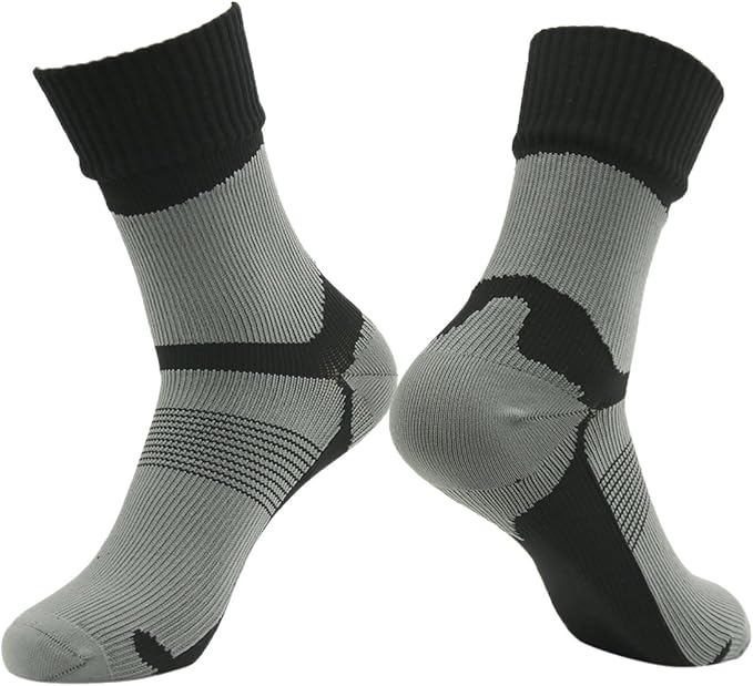 RANDY SUN Waterproof Breathable Socks, [SGS Certified] Unisex Novelty Skiing Trekking Hiking Wading Trail Socks