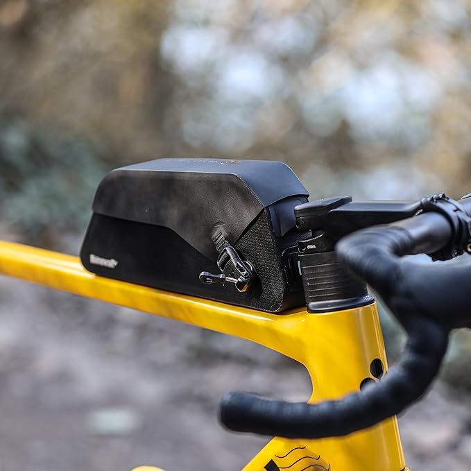 Rhinowalk Bike Top Tube Bag 1L Bike Frame Bag with Magnetic Flap Fully Waterproof and Stable Bicycle Frame Bag Bicycle Bag Professional Cycling Accessories for Mountain Road Bike-L