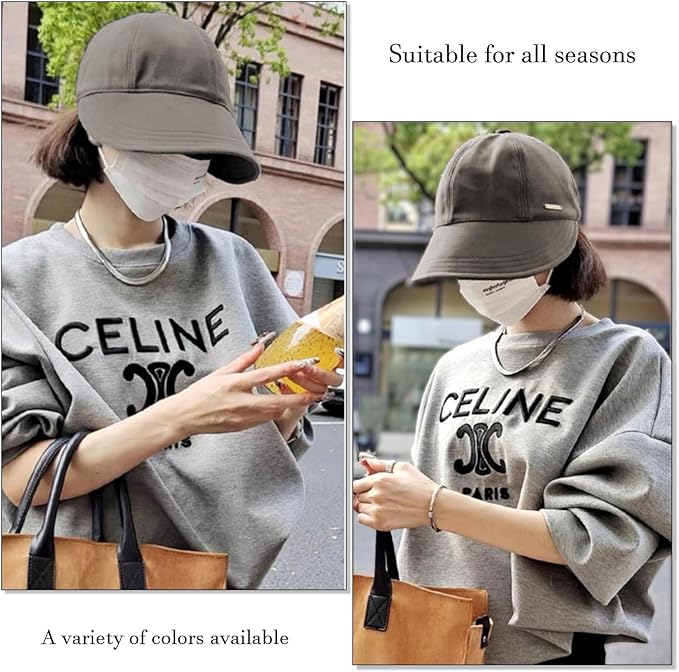 huablo]UPF 50+Womens Sun Hat UV Protection Hiking Fishing Hats Wide Brim Hat Adjustable Ponytail Packable Sun Cap