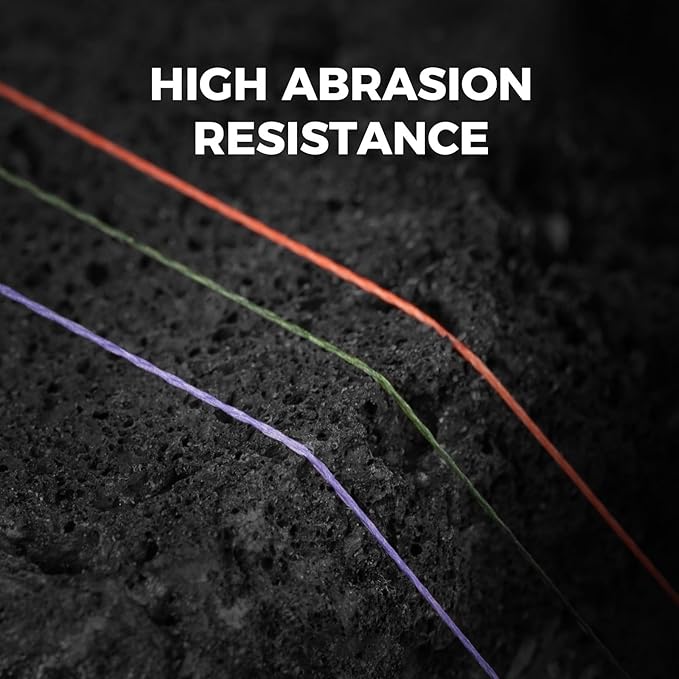 KastKing Destron Braided Fishing Line, Highly Abrasion Resistant, Improved Knot Strength, Ultra-Thin Diameter Superline, Zero Stretch & Memory, CFT “Color Fast Technology”, 75% Thinner Than Mono