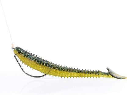 RUNCL Swimbaits Paddle 10/20/30/40PCS, 5/4/3/2 Inchs Paddle Tail, Soft Lure for Trout Crappie Bass, Durable Plastic Bait Swimmer for Saltwater/Freshwater, Fishing Lover's Gift