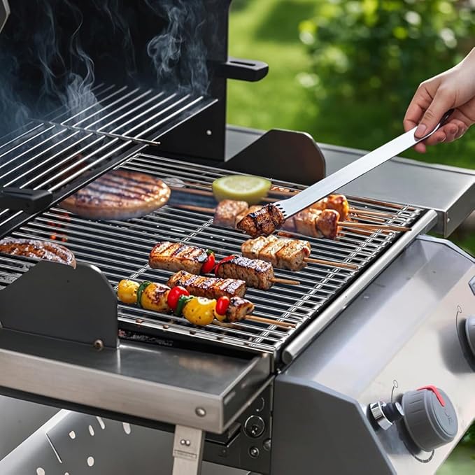 Shengyongh S66025 (5-Pack) 17 3/8" Stainless Steell Grates Replacement for Broil-Mate, Broil King 9625-67, 9625-84, Baron 320, Baron 340, Baron 420, Baron 440, Baron 490