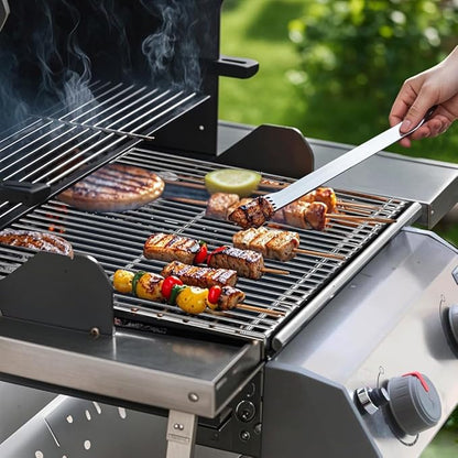 Shengyongh S66025 (5-Pack) 17 3/8" Stainless Steell Grates Replacement for Broil-Mate, Broil King 9625-67, 9625-84, Baron 320, Baron 340, Baron 420, Baron 440, Baron 490