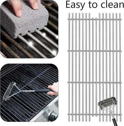 S911 Stainless Steel 3 Pack Cooking Grids Grates for Viking VGBQ 30" T, VGBQ 41" T, VGBQ 53" T Series Gas Grill 23-1/4" x 11 1/2"