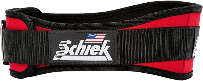 Schiek Sports Model 2004 Nylon 4 3/4" Weight Lifting Belt - Black
