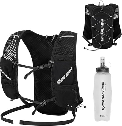 Azarxis Hiking Hydration Pack 5L Running Backpack Daypack Vest with 2L Water Bladder for Women Men Cycling Biking Trail Race