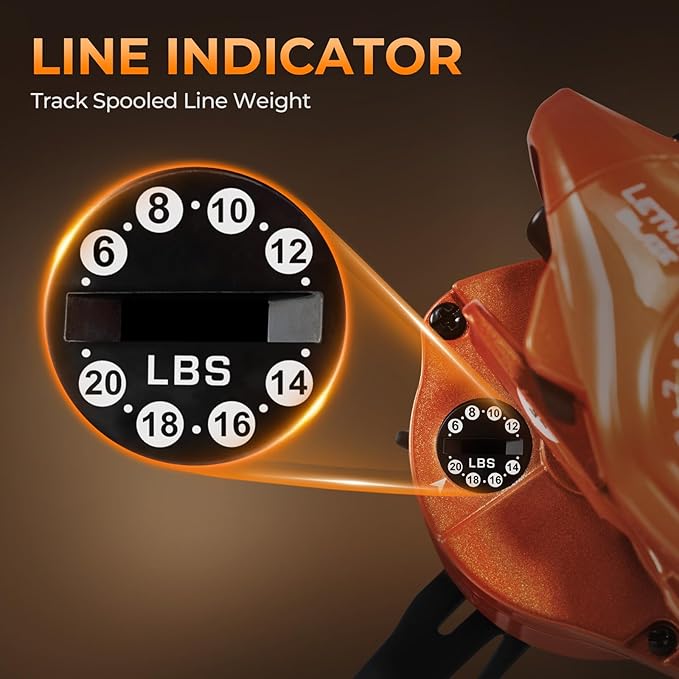 KastKing Lethal Blaze Twin-tip Fishing Rod and Reel Combo, Spinning & Baitcaster Combo, Flame Pattern Design, IM6 Graphite 2Pc Rod with Backup Tip Section, Stainless-Steel Guides, EVA Handle