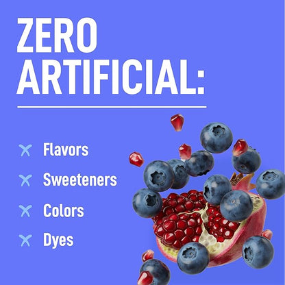 Keppi Electrolytes Powder Packets – Blueberry Pomegranate 30 Servings – No Sugar Hydration Supplement with Potassium, Magnesium, Sodium – Keto, Vegan, Fasting-Friendly, Zero Calorie Hydration Packets