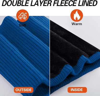 Neck Warmer for men,Winter Neck Gaiters Face Scarf Women Windproof Warm Fleece Scarves Gaiter for Cold Weather