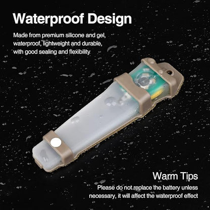 Personal Identification Marker - Tactical Helmet Light, Portable Survival Signal Light for Hiking, Boating, Cycling, Fishing