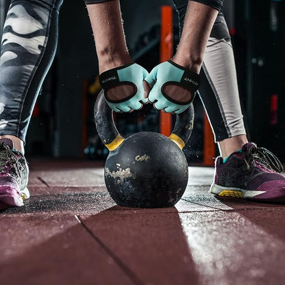 Minimal Weight Lifting Gloves,Short Micro Workout Gloves Grip Pads with Full Palm Protection & Extra Grip for Men Women Weightlifting,Gym,Exercise Training