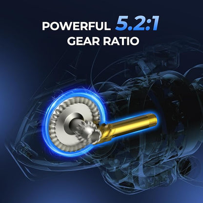 KastKing Centron Lite Fishing Rod and Reel Combo, IM6 Graphite 2Pc Blanks, Stainless Steel Guides with Ceramic Rings, Contoured EVA Handles & Fighting Butt, Split or Full Rear Handle Design, 13 Models