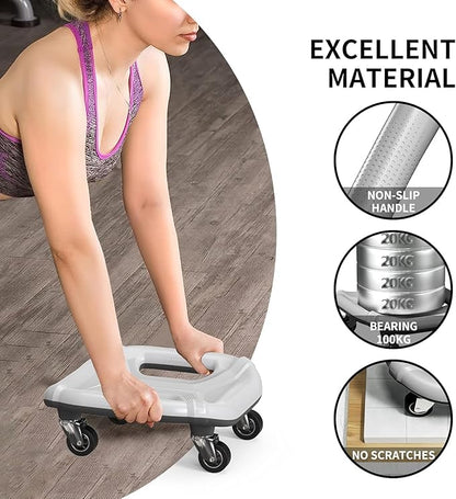 PROIRON Ab Roller with Knee Pads for Abs Workout, Multifunctional Ab Roller Wheel for Abs Workout, Abdominal Roller with Knee Pads, Abdominal Exercises Wheel, Abb Roller (Slide Fitness Trainer)