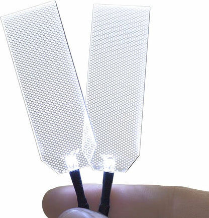 Decorations Acrylic led Light Helmet Lights Cosplay DIY kit RGB Superhero for Men Kids Gifts White