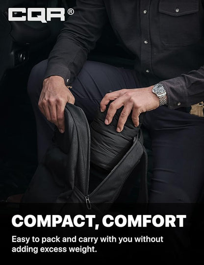 CQR Men's Lightweight Insulated Jacket, Windproof Packable Water Resistant Warm Active Coat for Hiking Work Outdoor Tactical